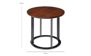 Chaumont Side Table - Walnut