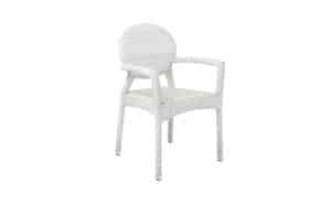 Liverpool Dining Armchair - Ash White