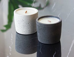 Stone Sloth Candle Charcoal H9cm