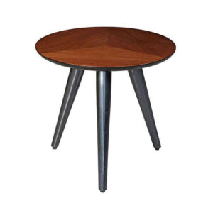 Albany Round Side Table - Walnut