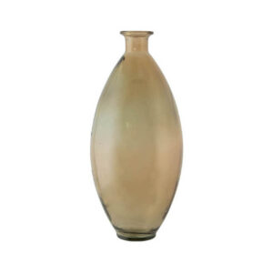Beige Glass Vase 38cm