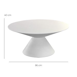 Diablo Coffee Table - White