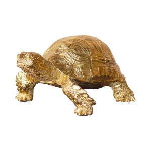 Tortoise Statue - Gold