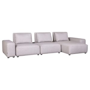 Jefferson Sofa with Chaise - Sliver Mist