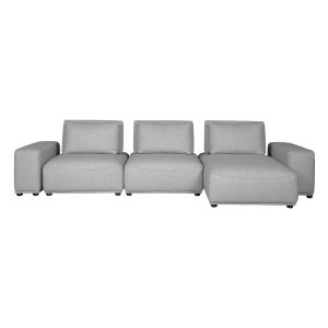 Jefferson Sofa with Chaise - Mottled Grey