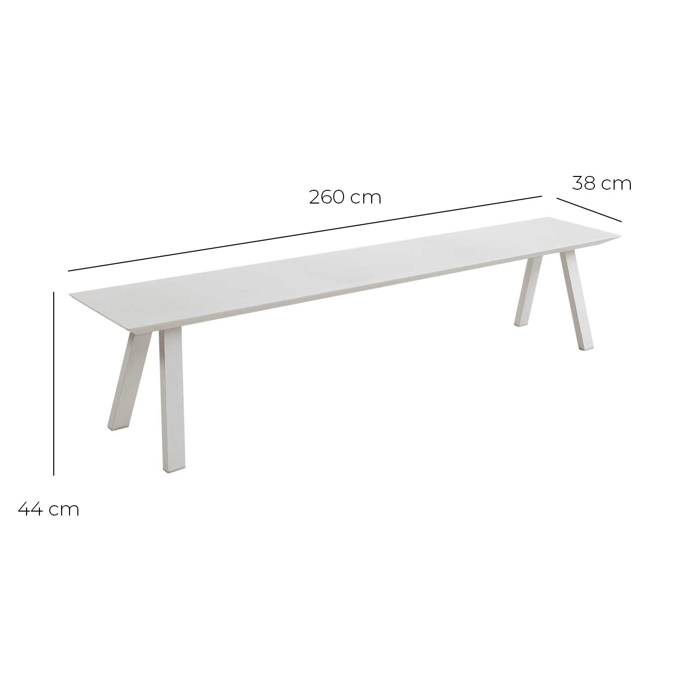 Luxor Bench 2.2m for Sale at Mobelli