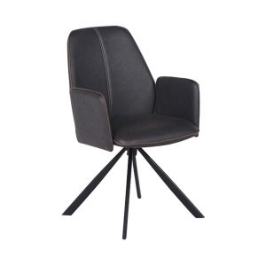 Newport Swivel Dining Armchair - Anthracite