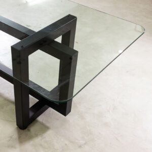 Orion Dining Table - Glass Top 240cm