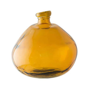 Glass Pumpkin Spice Vase - Dia.18xH18cm