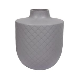 Velveteen Grey Vase