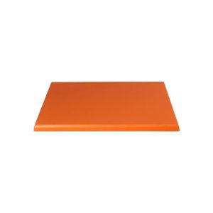 Werzalit square table top 70x70 - Tangerine